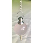 Pendulum Rose Quartz Sphere